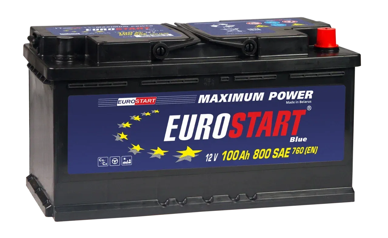 EUROSTART 100Ач 800А, ОП, стандартные клеммы
