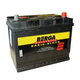 Berga BB-D26L 68Ач 550А 568 404 055, ОП, стандартные клеммы