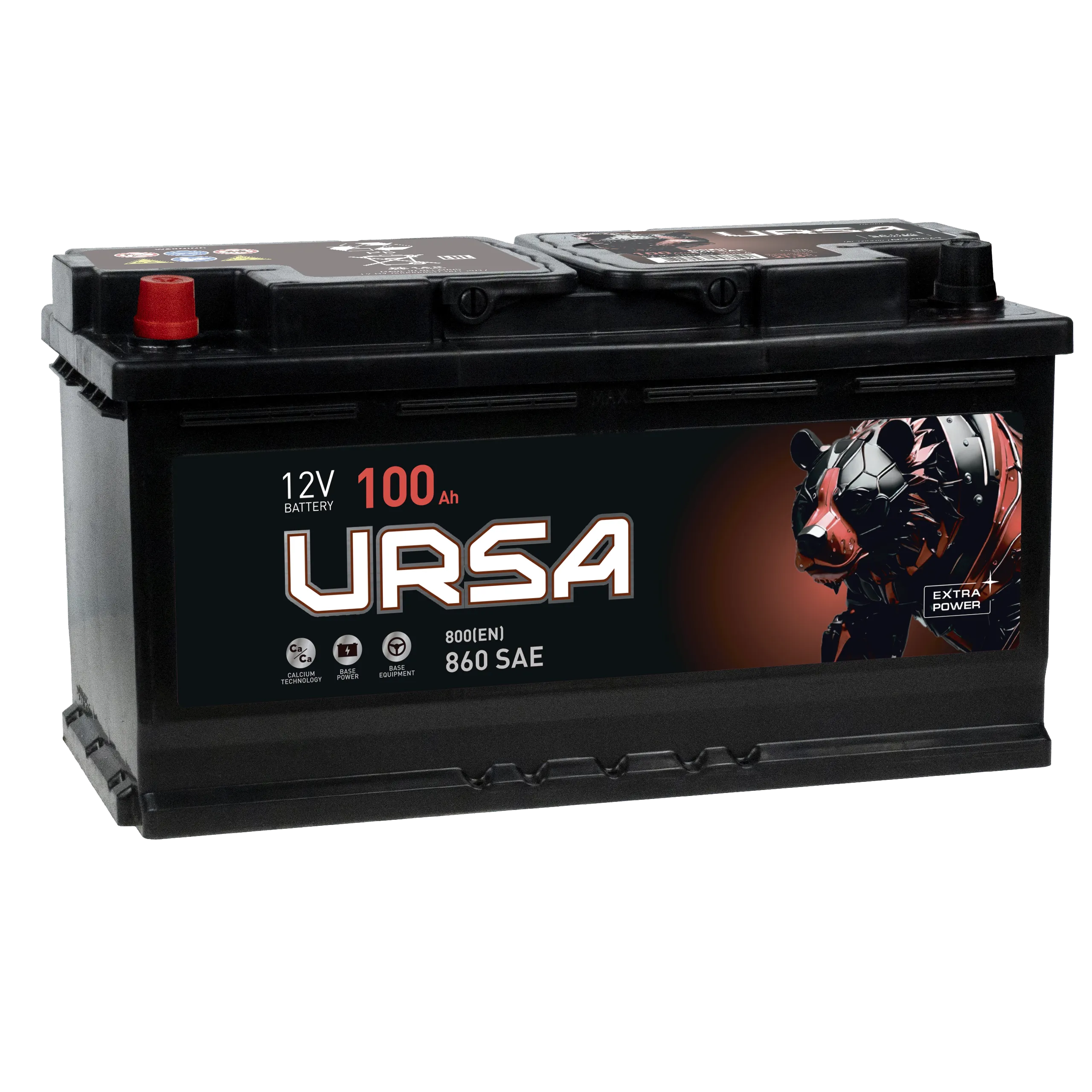 URSA Extra Power 100Ач 860А, ПП, стандартные клеммы