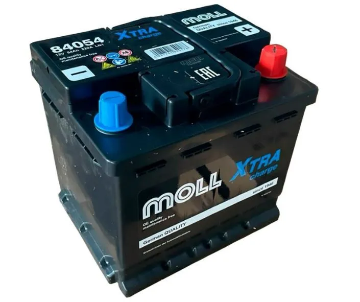 MOLL X-TRA charge 54Ач 520А (84054), ОП, стандартные клеммы