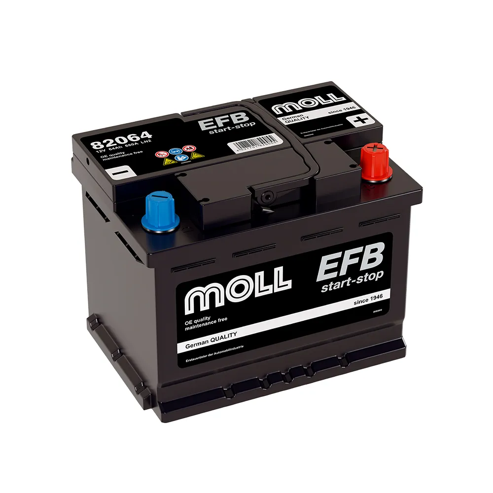 MOLL EFB 64Ач 680А (82064), ОП, стандартные клеммы