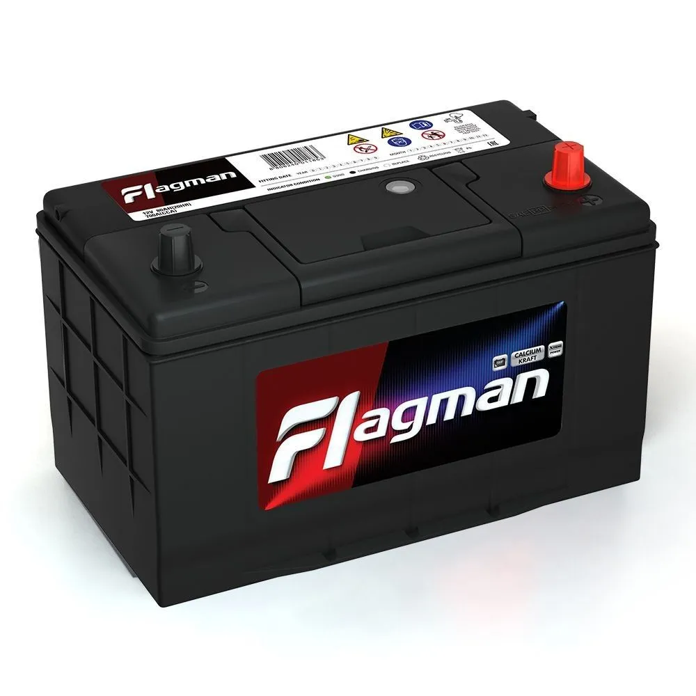 Flagman 115D31L 100Ач 850А, ОП, стандартные клеммы