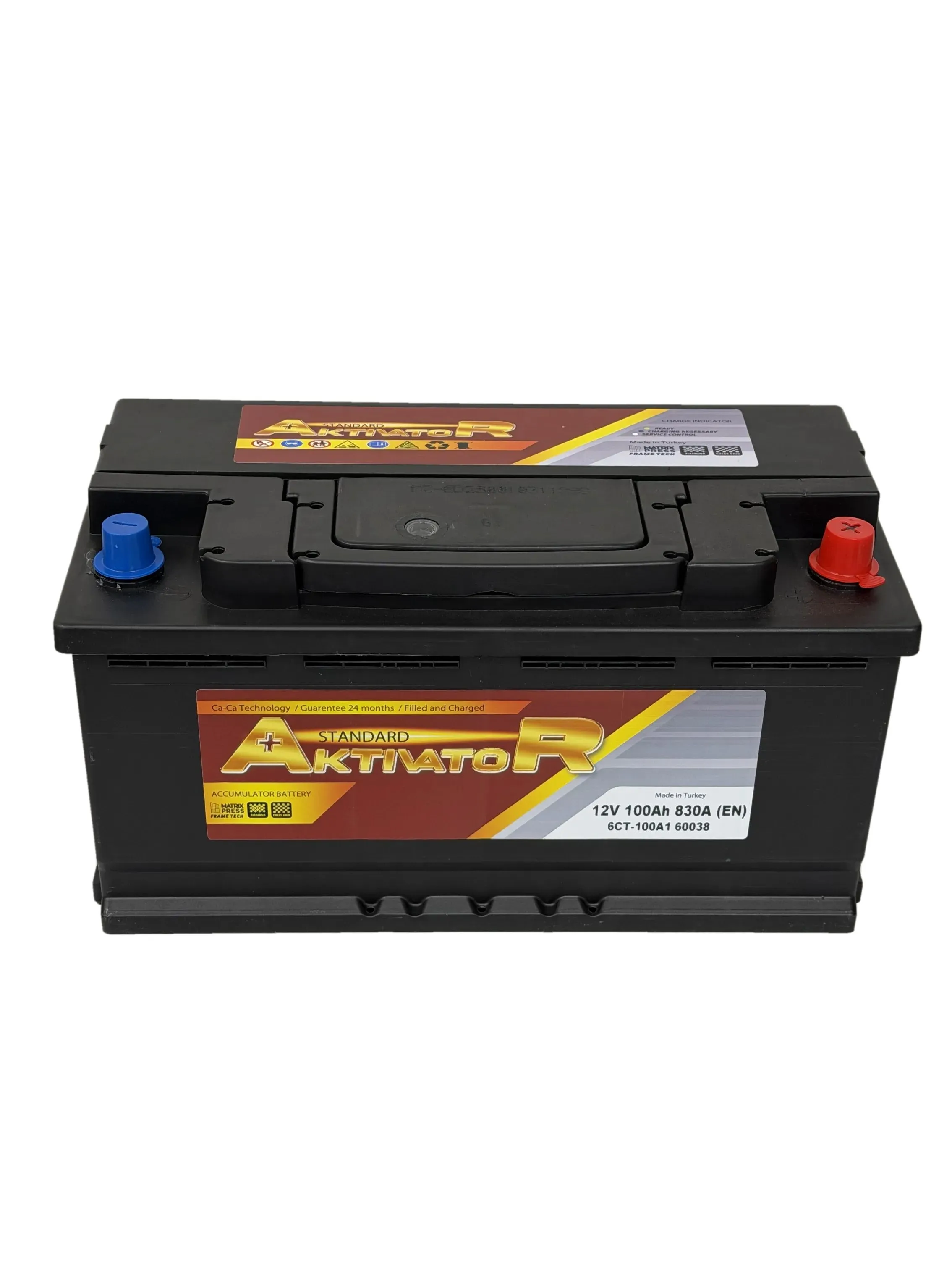 AKTIVATOR 100 Ач 830 А, обратная полярность, стандартные клеммы