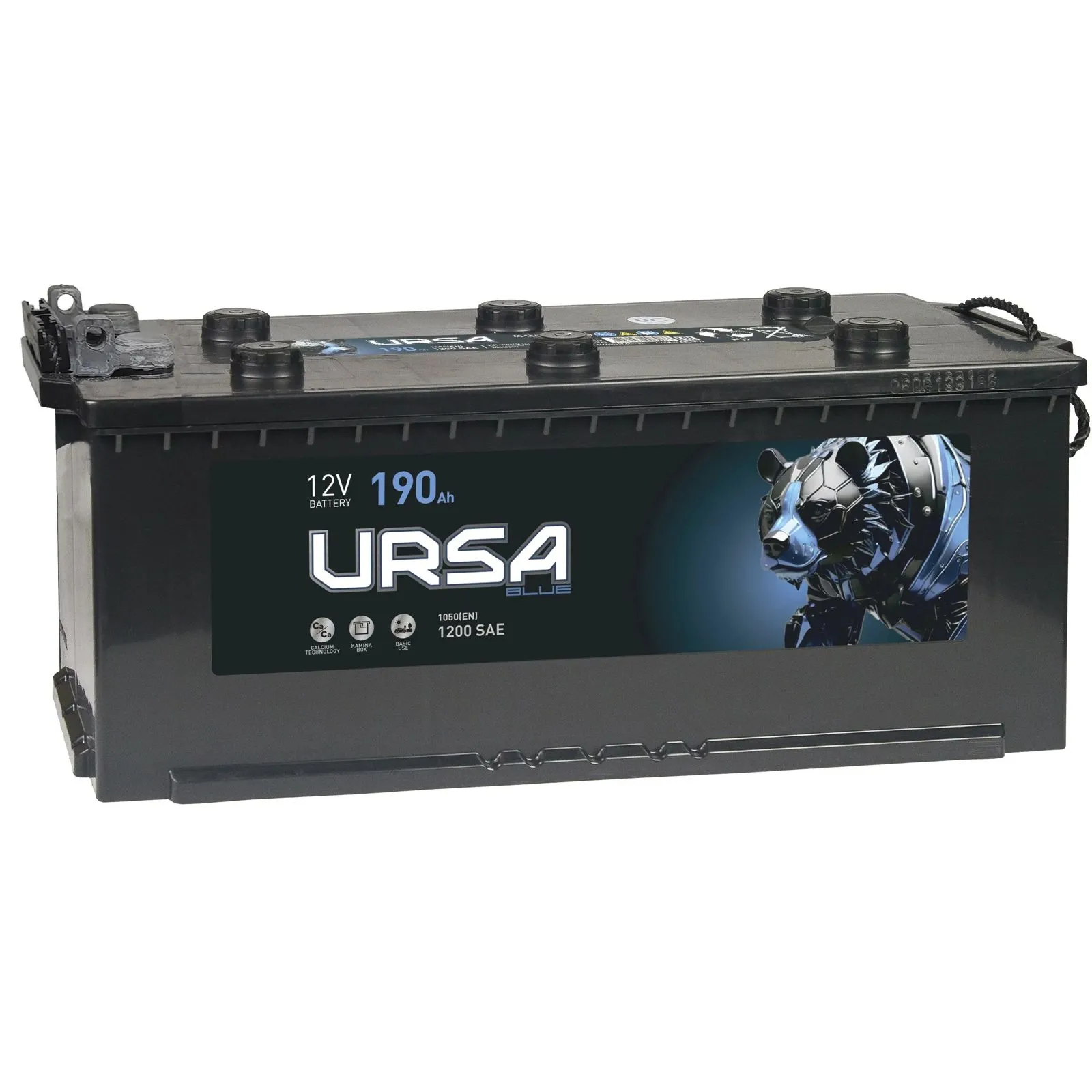 URSA Blue 190Ач 1200А болт, ПП, клеммы под болт
