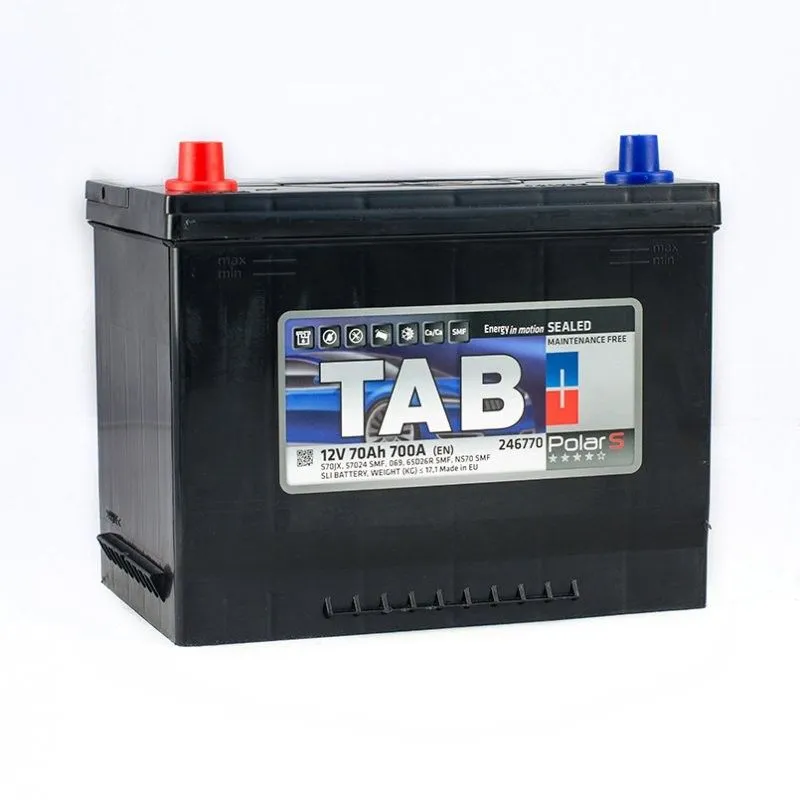 Tab Polar Asia 70А 700А 246770 57024 SMF, ПП, стандартные клеммы