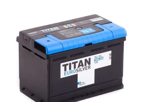 TITAN Euro 76L+ 76Ач 730А, ПП, стандартные клеммы