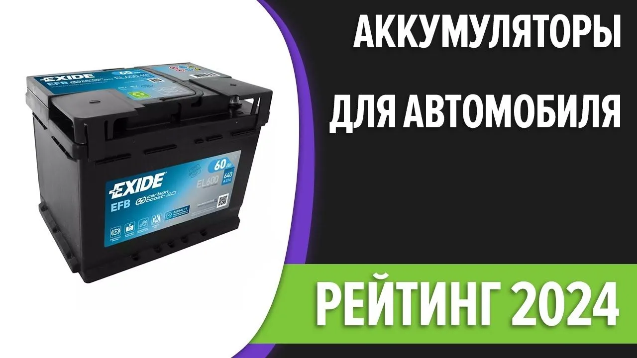 Рейтинг аккумуляторов 2024 года