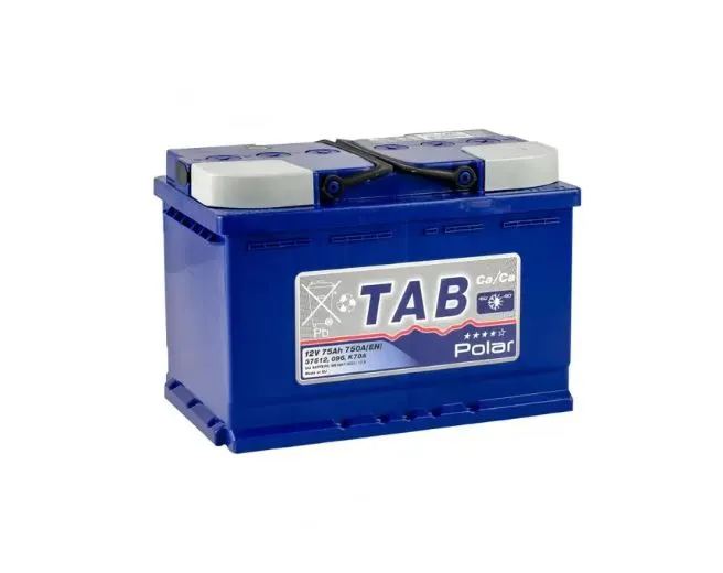 Tab Polar 75Ач 700А  57549, ОП, стандартные клеммы