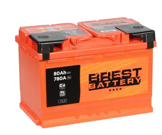 Brest Battery 80Ач 820А, ОП, стандартные клеммы