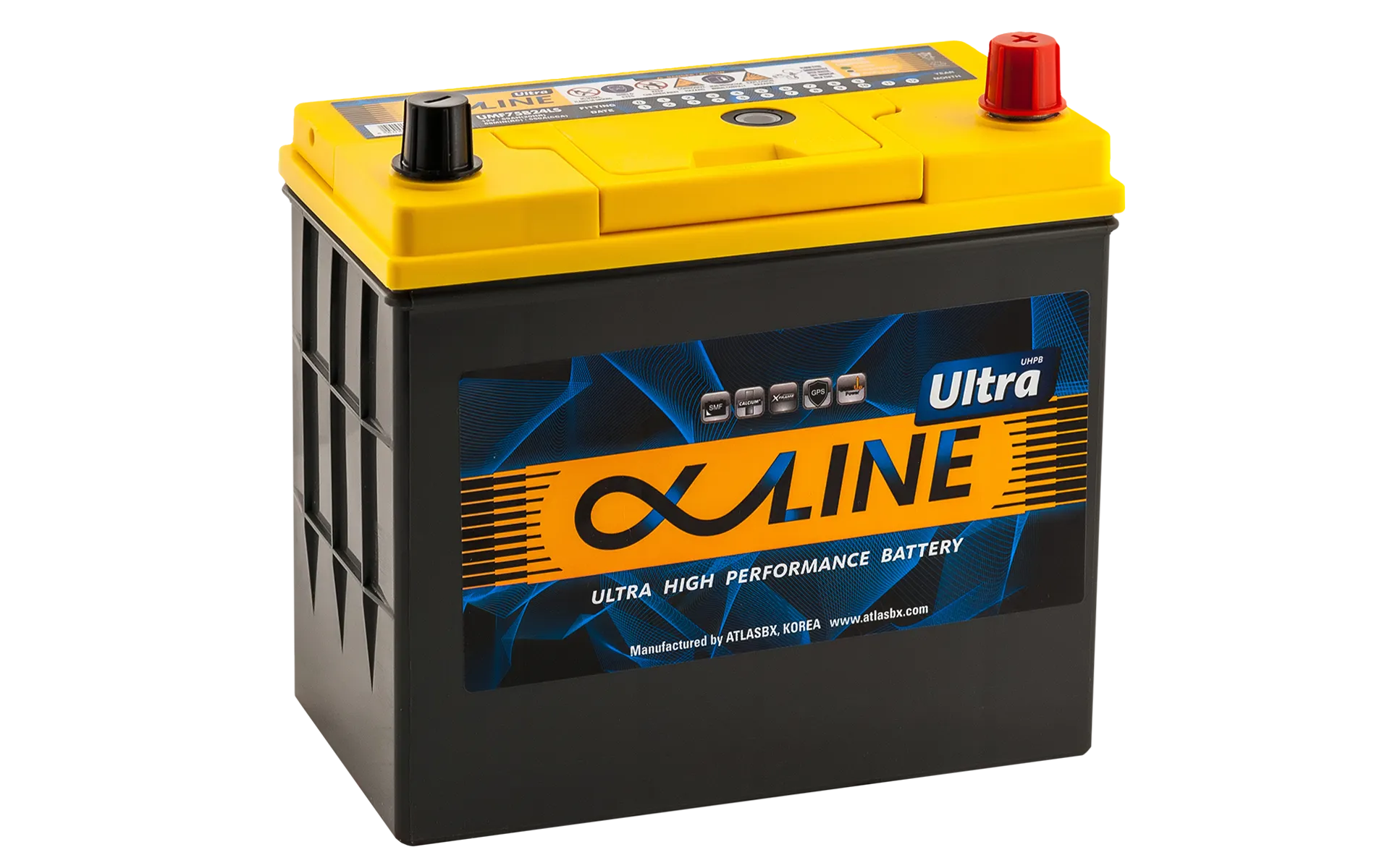 Alphaline Ultra 59 (75B24LS) 59Ач 550А, ОП, стандартные клеммы