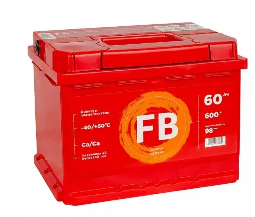 FB 60 Ач 600А, ОП, стандартные клеммы