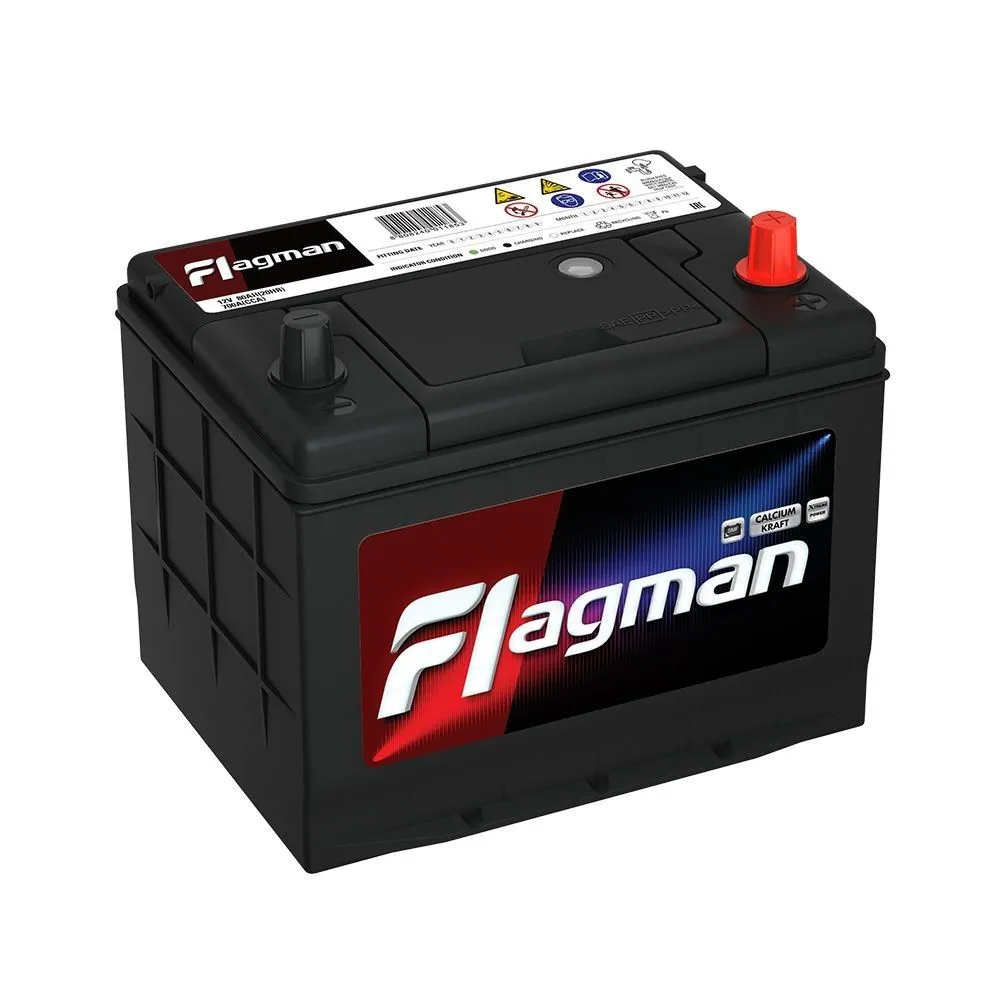 Flagman 85D23L 70Ач 620А, ОП, стандартные клеммы
