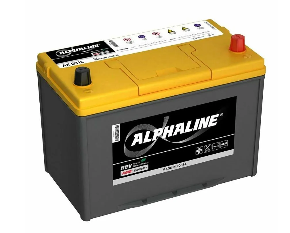 ALPHALINE AGM  90 (AX S115D31L) 90Ач 800А, ОП, стандартные клеммы