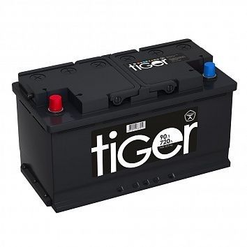 Аккумулятор автомобильный TIGER 90Ач 720А Прямая полярность (353х175х190)