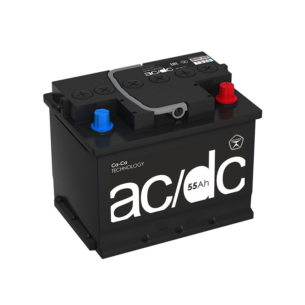 Аккумулятор автомобильный AC/DC 6ст-55 55Ач 450А Обратная полярность (242х175х190)