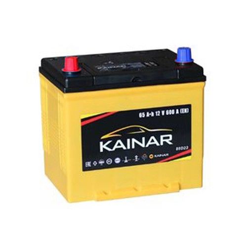 Аккумулятор автомобильный Kainar Asia 88D23R 65Ач 600А Прямая полярность (236х175х220)