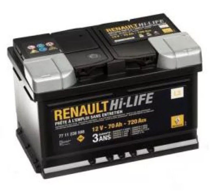 Аккумулятор автомобильный Renault L3 86 71 016 930 70Ач 620А Обратная полярность (278x175x190)