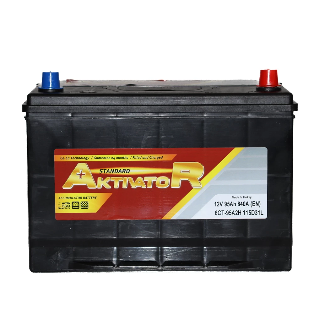 AKTIVATOR ASIA 95 Ач 840 А, обратная полярность, стандартные клеммы