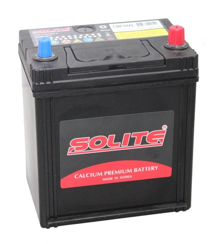Аккумулятор автомобильный Solite CMF44AL B19L 44Ач 350А Обратная полярность (187x127x225) ниж.крепление