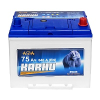 Аккумулятор автомобильный Karhu Asia 85D26L 75Ач 640А Обратная полярность (258х175х220)