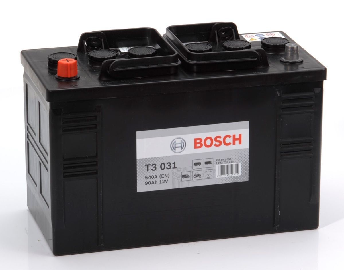 Аккумулятор автомобильный Bosch Т3 031 90Ач 540А Прямая полярность (350x175x239) 0 092 T30 310