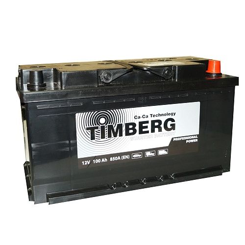 Аккумулятор автомобильный Timberg Professional Power 100 Ач 850А Обратная полярность (353x175x190)