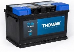 Аккумулятор автомобильный THOMAS 72Ач 720А Обратная полярность (278х175х175) низкий