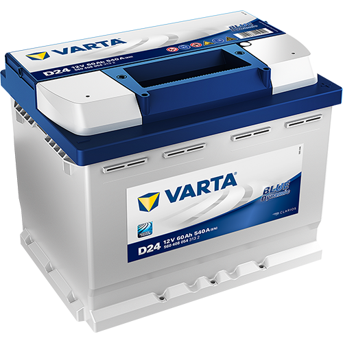 Аккумулятор автомобильный Varta Blue Dynamic D24 60 Ач 540 А Обратная полярность (242х175х190)   560 408 054