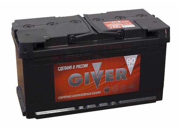 Аккумулятор автомобильный GIVER 6CT-100.1 100Ач 800А Прямая полярность (353х175х190)