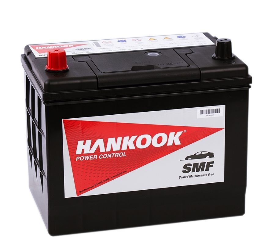 Аккумулятор автомобильный HANKOOK 6СТ-70.1 (80D26R) 70Ач 600А Прямая полярность (260х172х225)