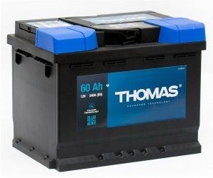 Аккумулятор автомобильный THOMAS 60Ач 580А Обратная полярность (242х175х175) 560 409 054 низкий