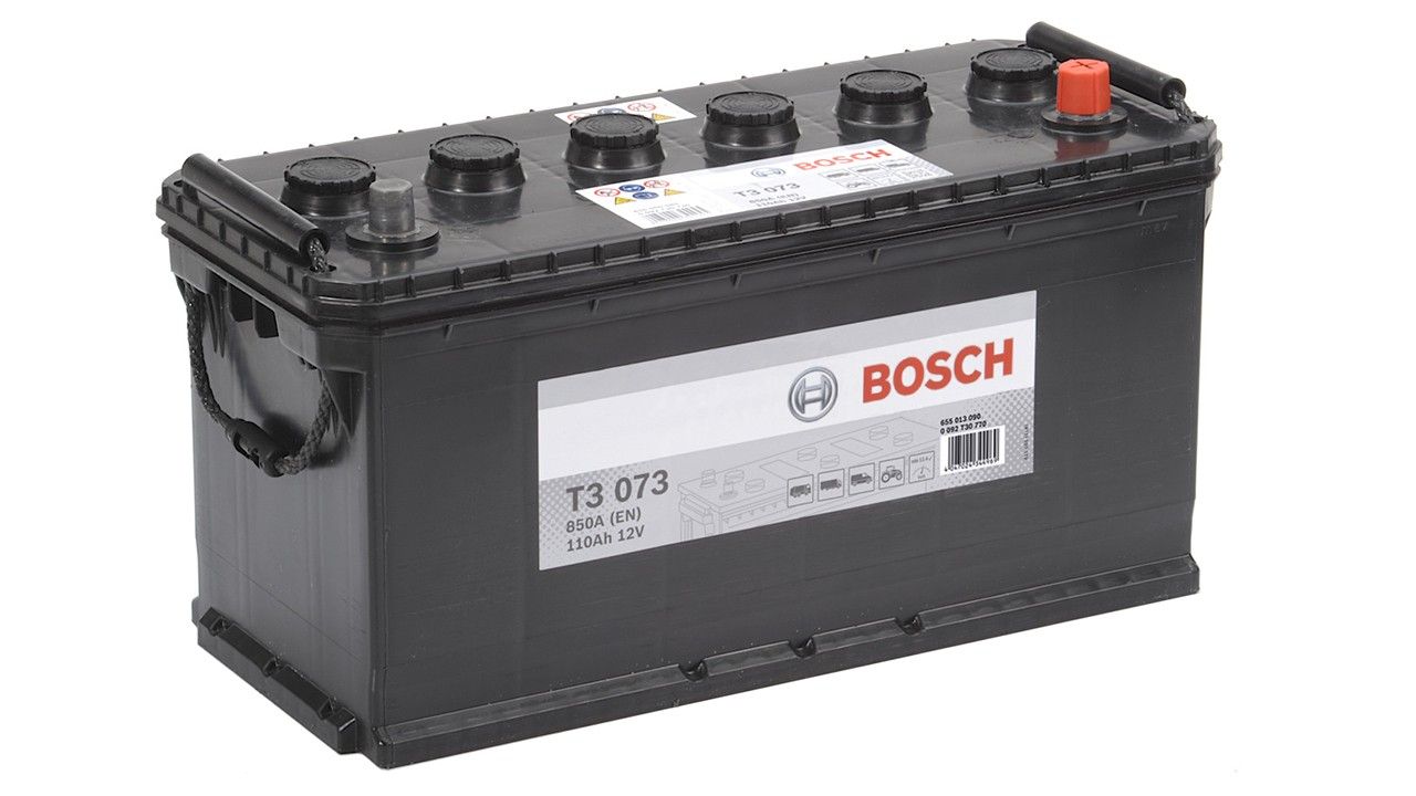 Аккумулятор автомобильный Bosch T3 073 110Ач 850А Обратная полярность (413x175x220) 0 092 T30 730