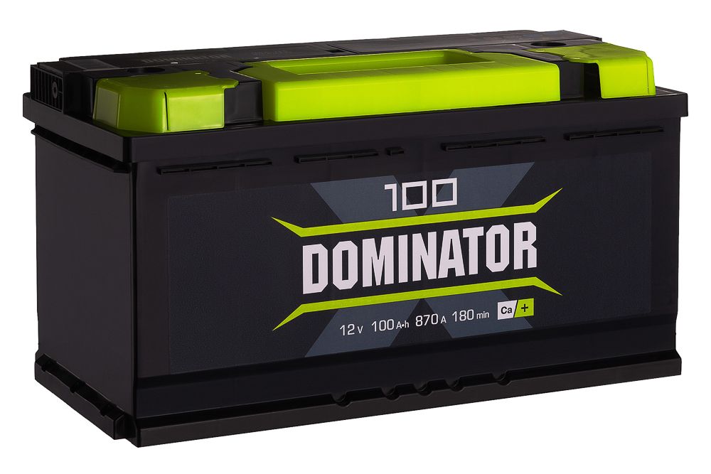Аккумулятор автомобильный Dominator 100 Ач 870 А Прямая полярность (353х175х190)