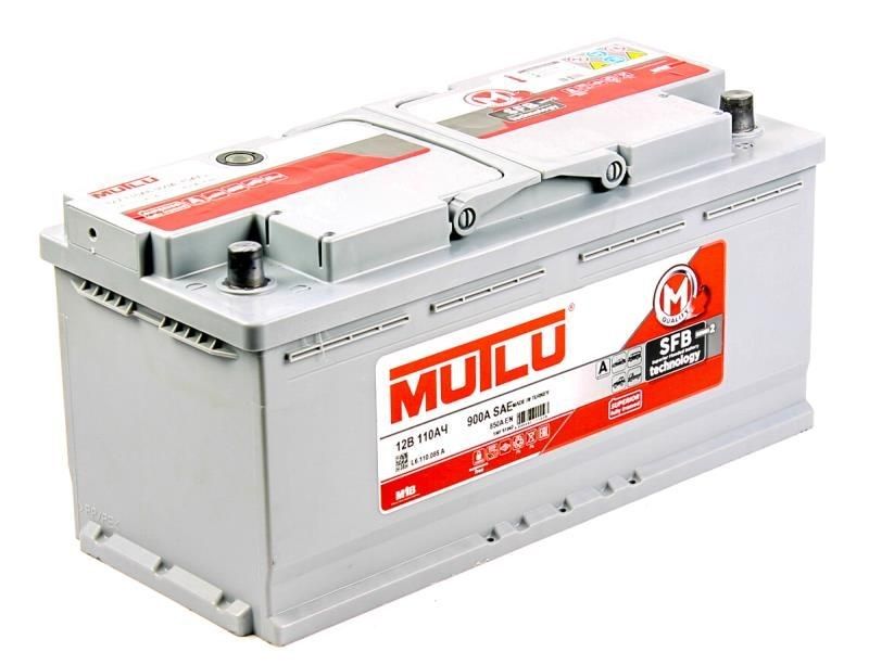 Аккумулятор автомобильный Mutlu SFB M2 6СТ-110.0 110Ач 850А Обратная полярность (394х175х190)