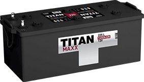 Аккумулятор автомобильный TITAN MAXX 225 L+ 225Ач 1450А Обратная полярность (518x276x242)