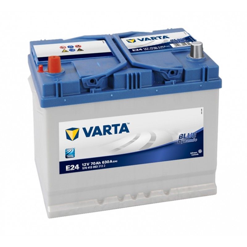 Аккумулятор автомобильный Varta Blue Dynamic E24 70 Ач 630 А Прямая полярность (260х175х225)  570 413 063