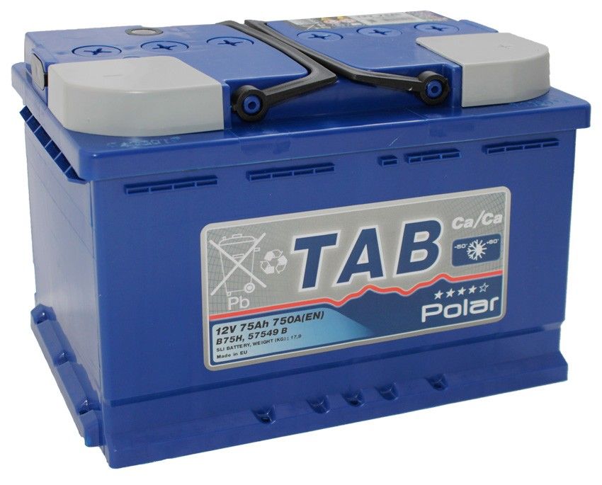 Аккумулятор автомобильный Tab Polar Truck 110Ач 740А диаганальная полярность (282х269х230) D7 100712