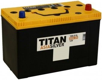 Аккумулятор автомобильный TITAN Asia 100R+ 100Ач 850А Обратная полярность (306x173x225)