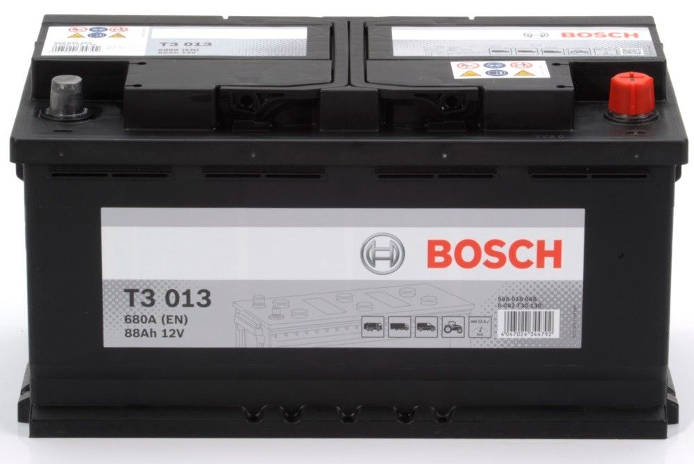 Аккумулятор автомобильный Bosch Т3 013 88Ач 680А Обратная полярность (353x175x190) 0 092 T30 130