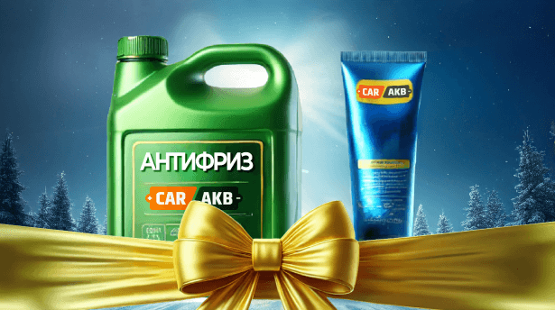 В подарок антифриз или смазка для клемм