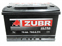 Аккумулятор <b>ZUBR Ultra NPR 75Ач 760А</b>
