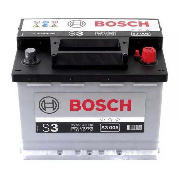 Аккумулятор автомобильный Bosch S3 005 56Ач 480А Обратная полярность (242x175x190) 0 092 S30 050