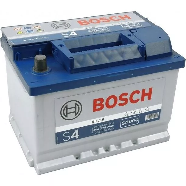Аккумулятор автомобильный Bosch Silver S4 004 60Ач 540А Обратная полярность (242x175x175) 0 092 S40 040