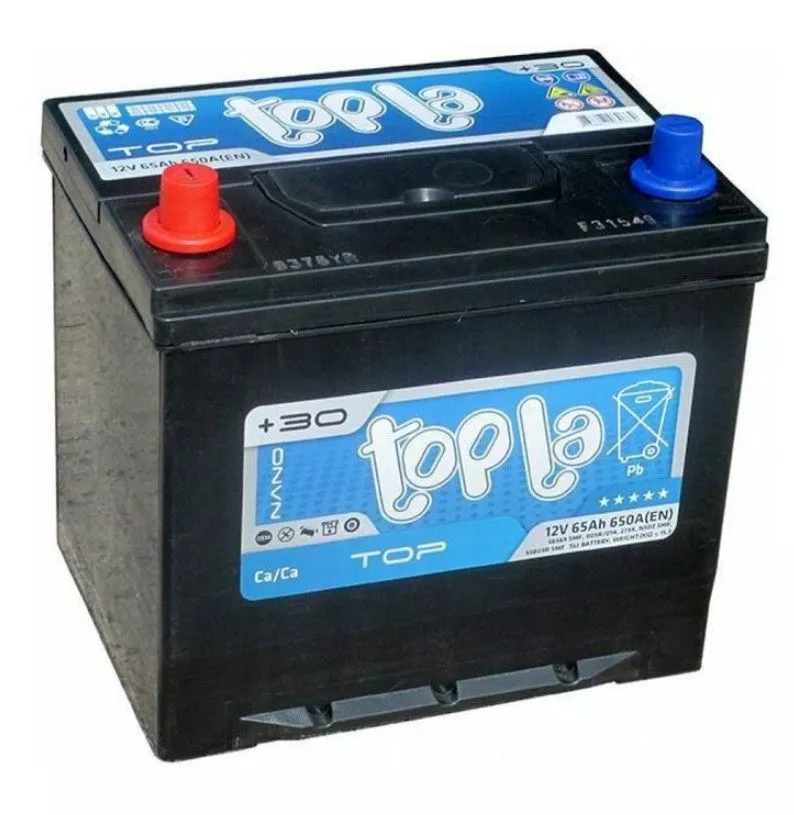 Аккумулятор автомобильный Topla Top Sealed (118765) 65Ач 650А Прямая полярность (230x175x225) 56569 SMF