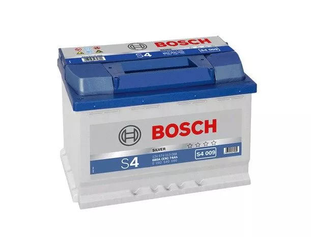 Аккумулятор автомобильный Bosch Silver S4 009 74Ач 680А Прямая полярность (278x175x190) 0 092 S40 090