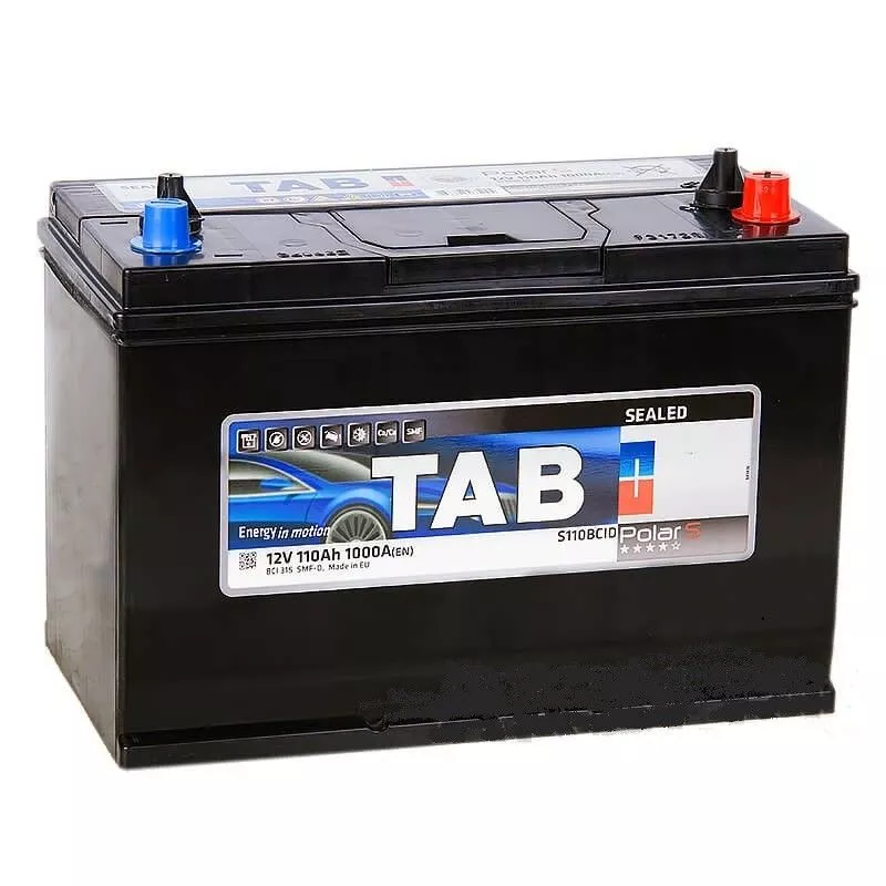 Аккумулятор автомобильный Tab Polar 110А 1000А Обратная полярность (330x173x239) 246410 BCI 31S SMF