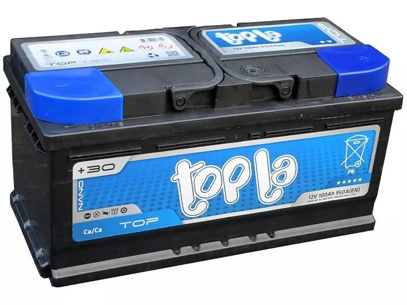 Аккумулятор автомобильный Topla Top (118800) 100Ач 920А Обратная полярность (353x175x190)