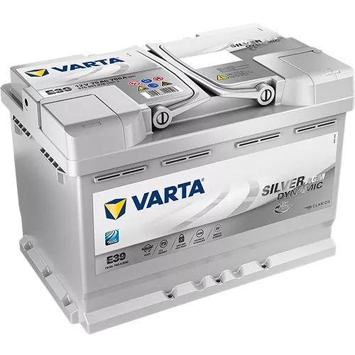 Купить аккумулятор Varta Silver Dynamic AGM E39 70Ач 760А 570 901 076,  обратная полярность по цене 22 300 ₽ в Москве с доставкой: отзывы,  характеристики