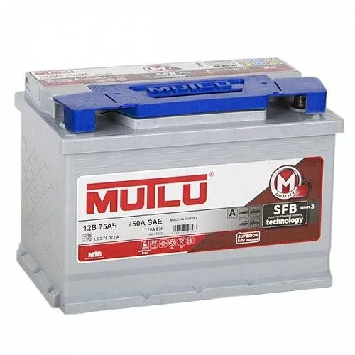 Аккумулятор Mutlu 75 Ah 680 A SFB +/- купить в Караганде на сайте